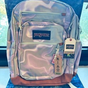 Jansport Backpack-color Platinum Puddles